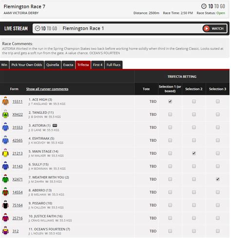 mystery trifecta ladbrokes